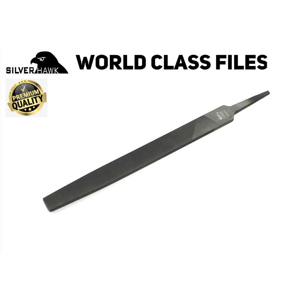 Silver Hawk Kikir Flat 8&quot; Halus Kikir Plat 8 inchi Flat Smooth Files