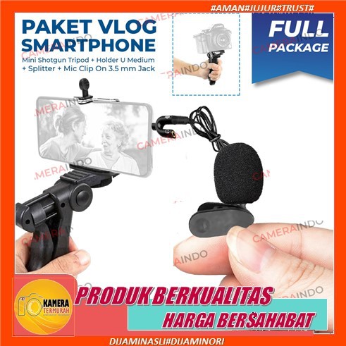 Paket Lengkap Vlog kamera video youtube