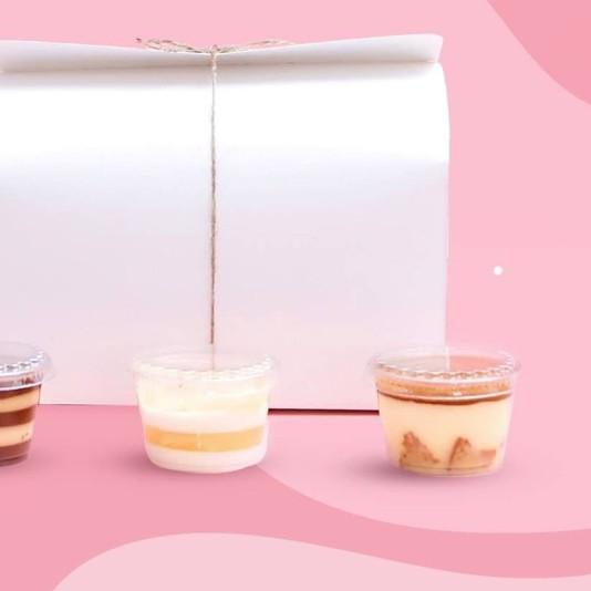 

◊ [Digipack] Korea White Cake Box 25 x 12.5 x 12.5 + Tali Rami ✫