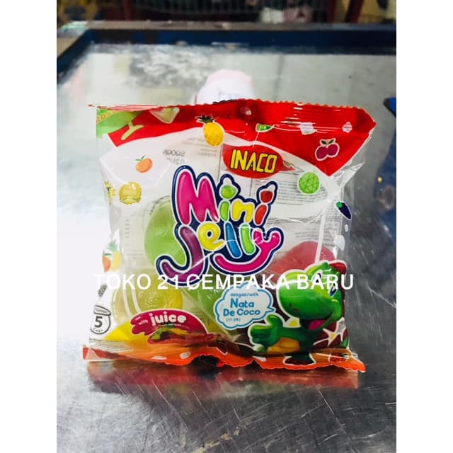 

INACO MINI JELLY 5 CUPS | Agar Inaco Jely Jeli Nata De Coco Kelapa