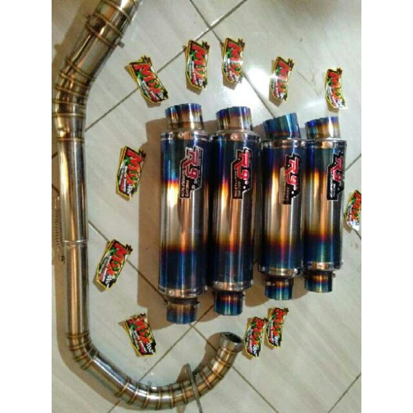 knalpot R9 Mugello leher C satria Fu fi GSX Vixion R15 Scorpio Jupiter MX king CBR