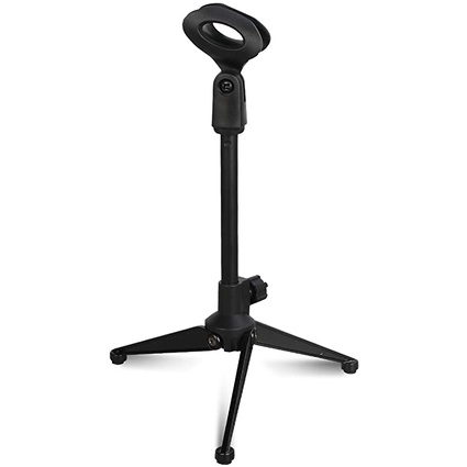 Stand Holder Microphone Table Meja Youtuber Podcast Universal Mic Dudukan Kaki Tiga Mini Stand Noise Penyangga Mikrofon Podium L7 F5 Adjustable Bisa Di Atur Tinggi Pendek - DH 403