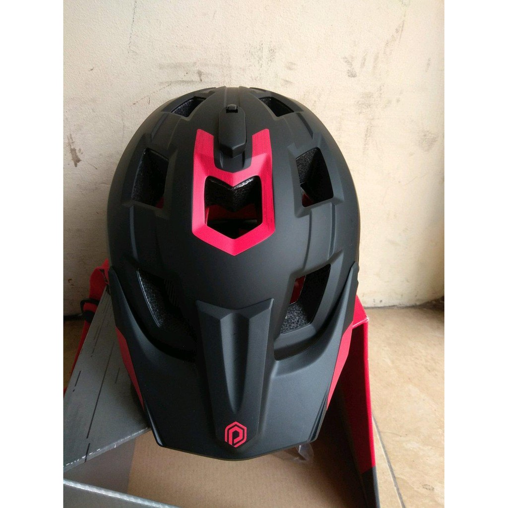 FADA -  HELM POLYGON RAMP HITAM MERAH