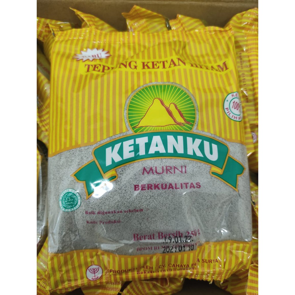 

KETANKU Tepung Ketan Hitam 250gr Murni Berkualitas