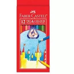 

[GiV㊍] FABER CASTELL TRI GRIP COLOUR PENCILS 12 //Khusus hari ini
