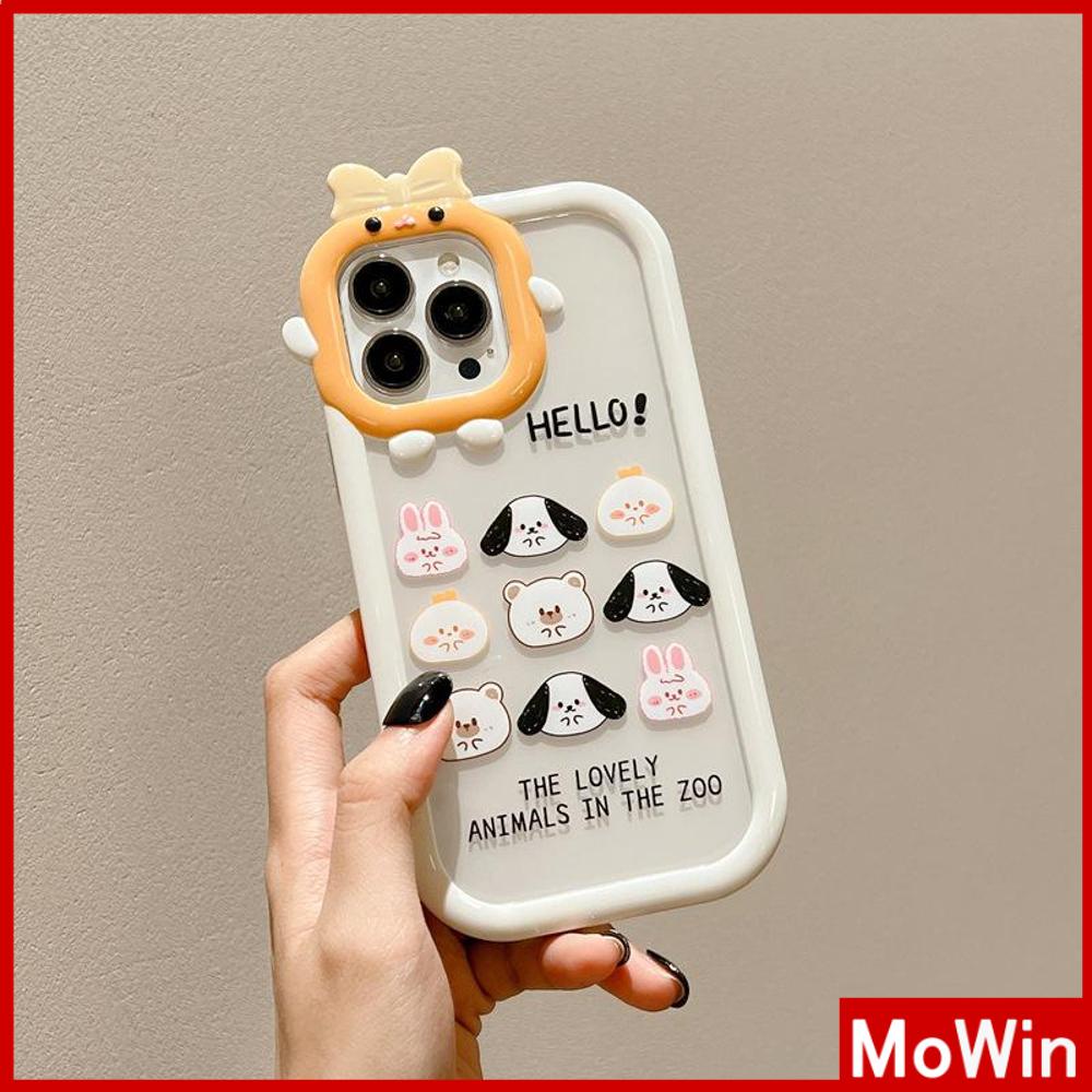 iPhone Case Silicone Soft Case Clear Case Airbag Shockproof Protection Camera Shiny Feel Puppy Cartoon Cute Compatible For iPhone 11 Pro Max 13 Pro Max 12 Pro Max 7Plus xr XS Max