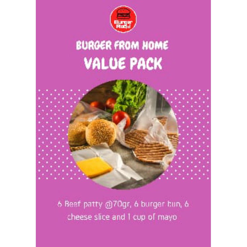 

Paket Burger Frozen Burger Road Siap Masak tahan 30hari di freezer
