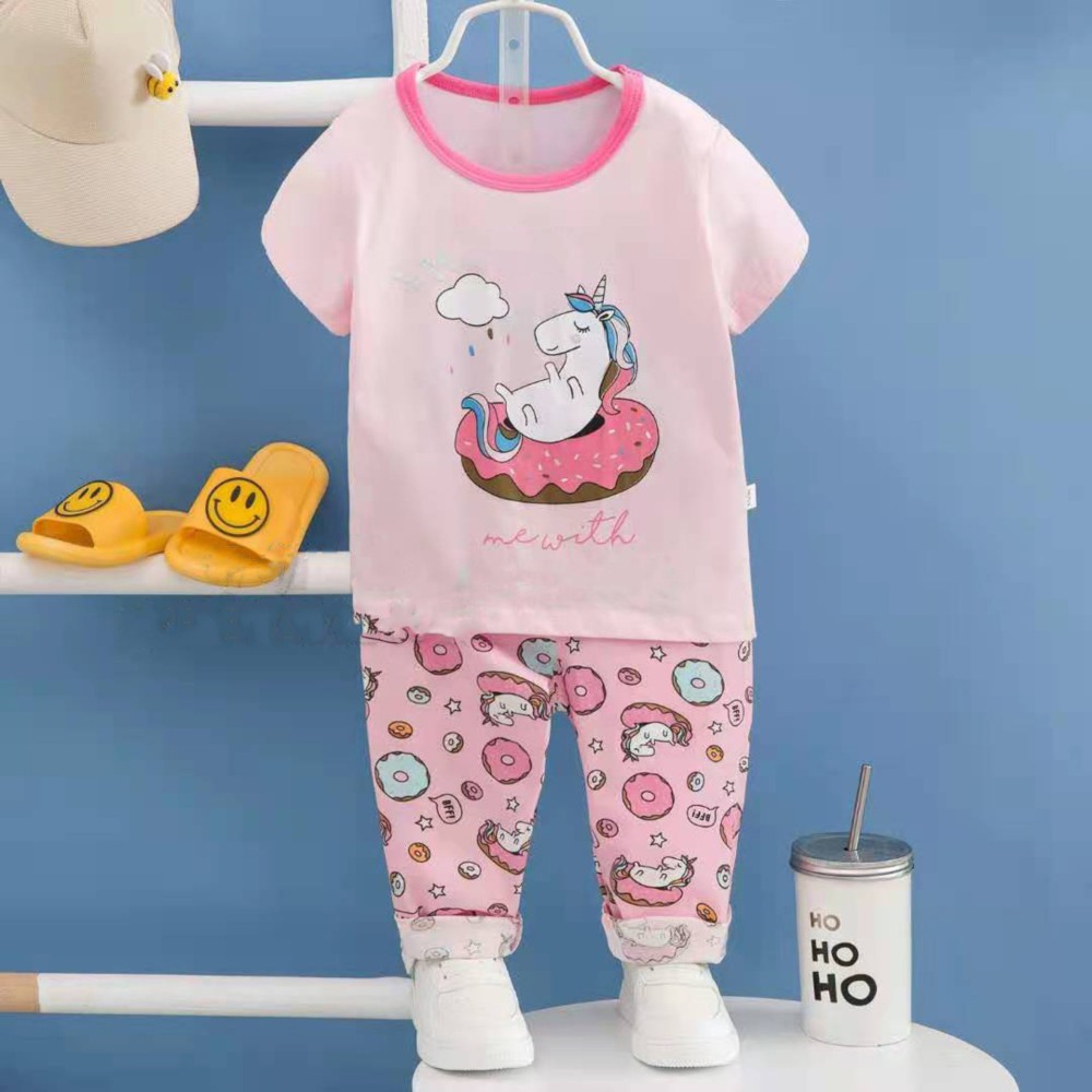 Donut Unicorn CP Harga 1 Seri Dapat 3 Stel Baju Celana Donut Unicorn CP Harga 1 Seri Dapat 3 Stel Baju Celana
