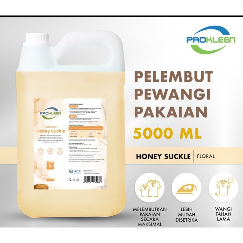 Pewangi dan Pelembut Pakaian SOFTENER PROKLEEN 5 Liter Konsentrat ORIGINAL