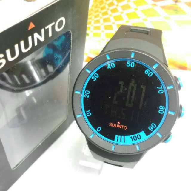 JAM TANGAN PRIA SUUNTO DIGITAL ANGKA BLUE