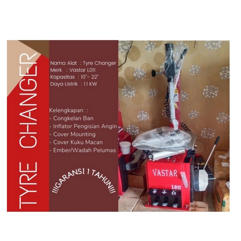 tyre changer l011 ring 22 merk vastar
