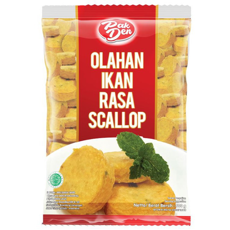 

Pak Den Scallop Ikan 500Gr