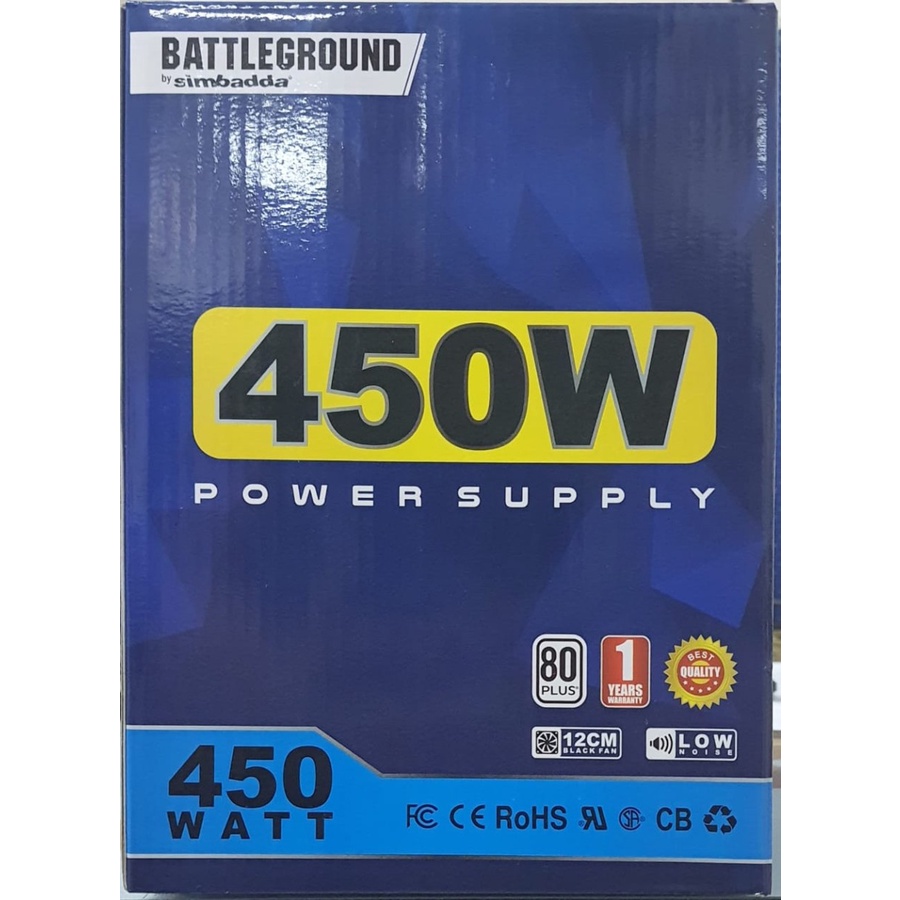Power Supply Simbadda BattleGround 450w 80+