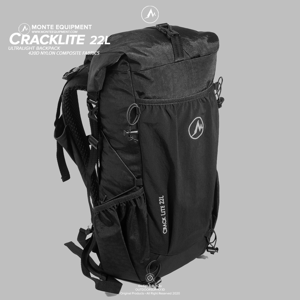 [ NEW ARRIVALS ] MONTE EQUIPMENT CRACK LITE 22L ULTRALIGHT BACKPACK |Tas Gunung Ultralight Not ININI