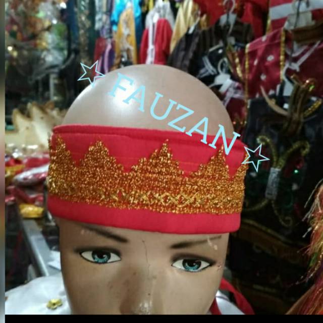 Aksesoris kepala penari batak dewasa // Sortali penari adat batak // Ikat kepala penari adat batak