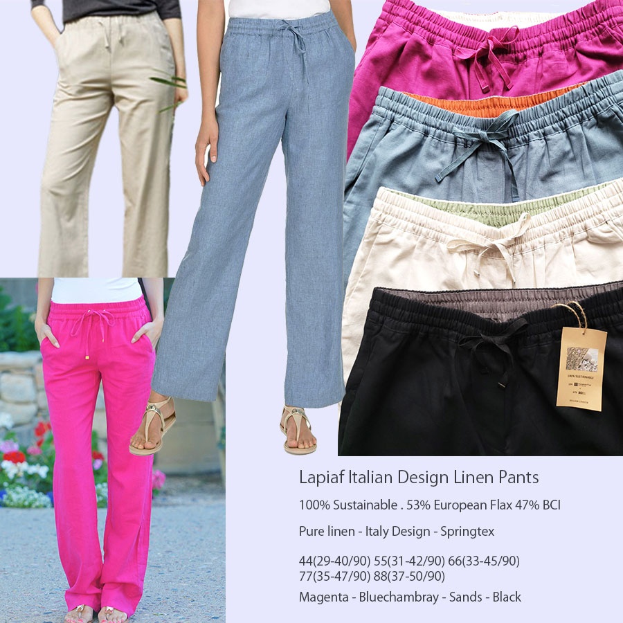 Lapiaf Italy Design Linen Pants