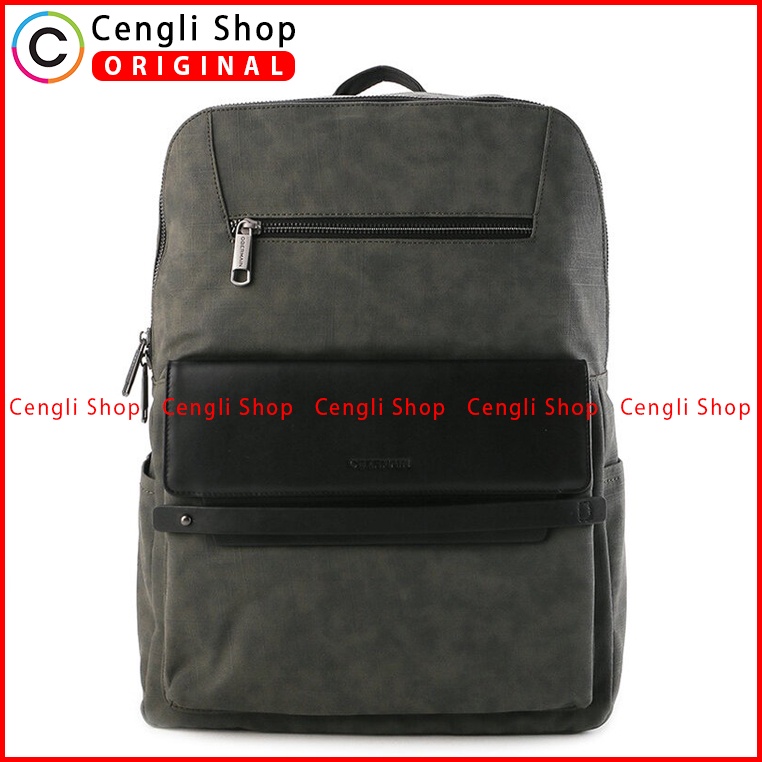 TAS RANSEL PUNGGUNG PRIA OBERMAIN BACKPACK ORIGINAL HIJAU OM004