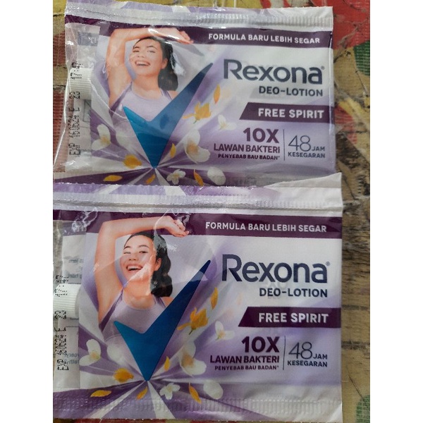Jual Rexona Deo Lotion Free Spirit sachet Shopee Indonesia