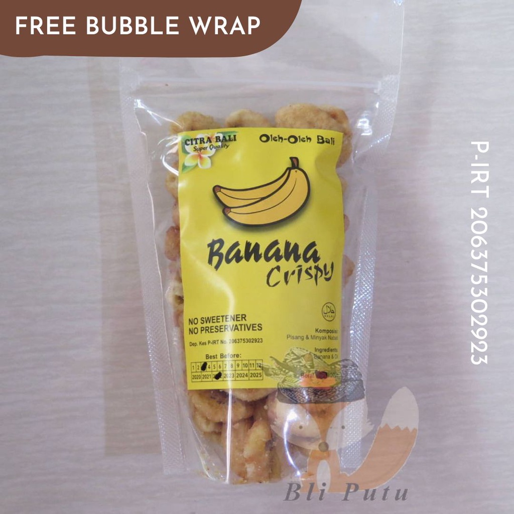 

Keripik Rambak Pisang Banana Crispy Citra Bali - 200gr