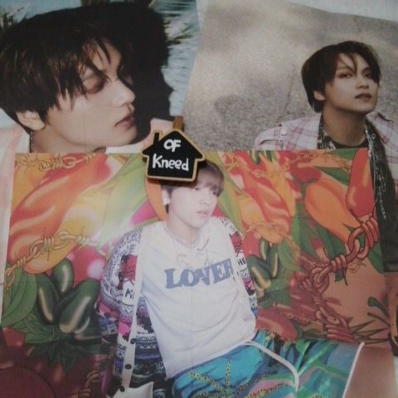 nct dream set hot sauce album haechan crazy boring Chilling folded poster