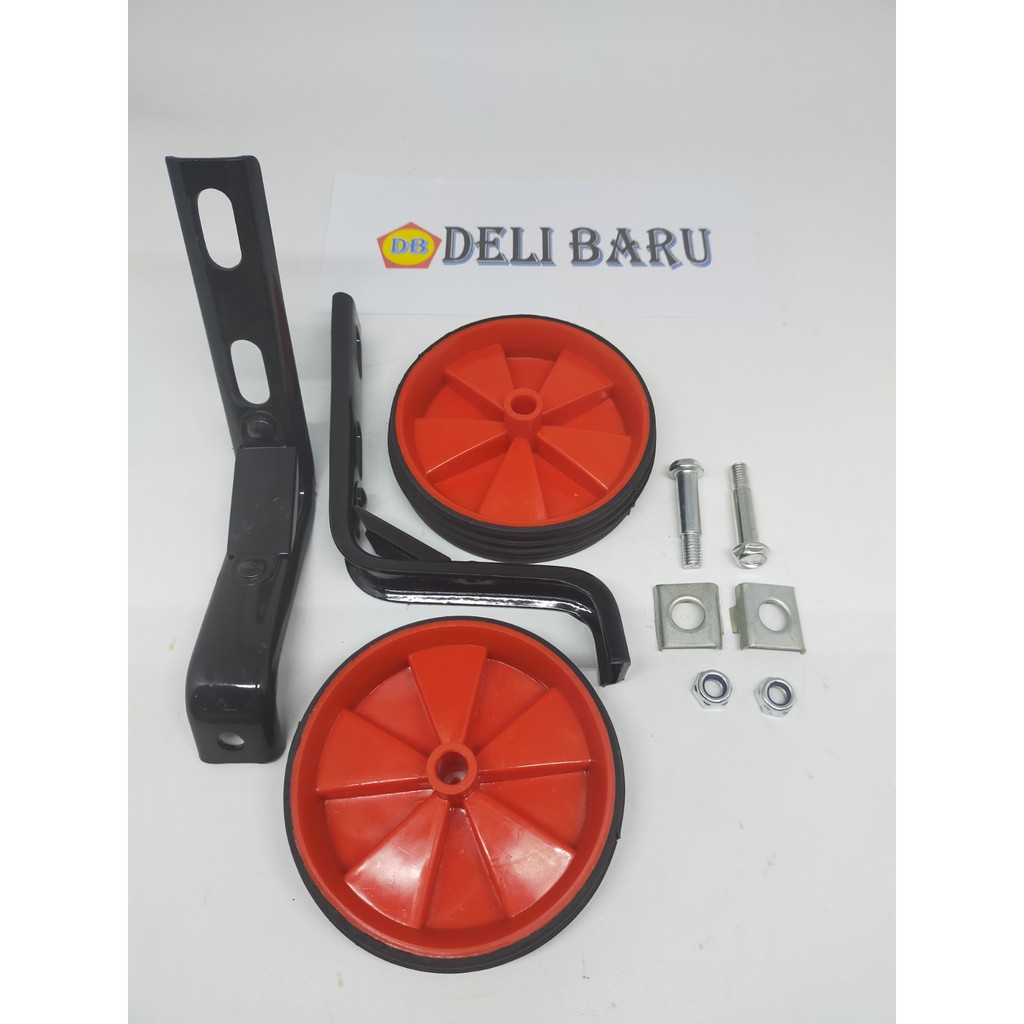 Roda samping roda bantu sepeda anak ukuran 12&quot; dan 16&quot; murah