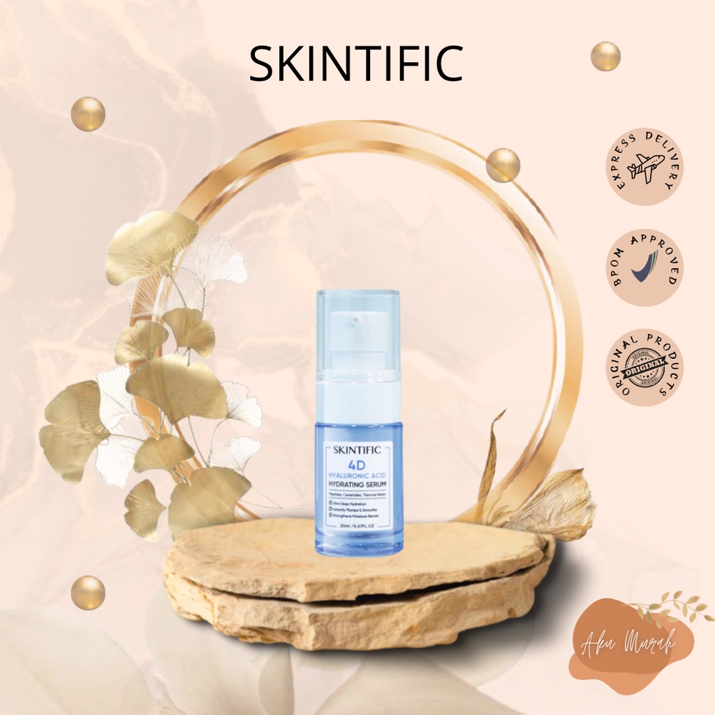 ✨ AKU MURAH ✨ SKINTIFIC 4D Hyaluronic Acid Hydrating Serum 20ml