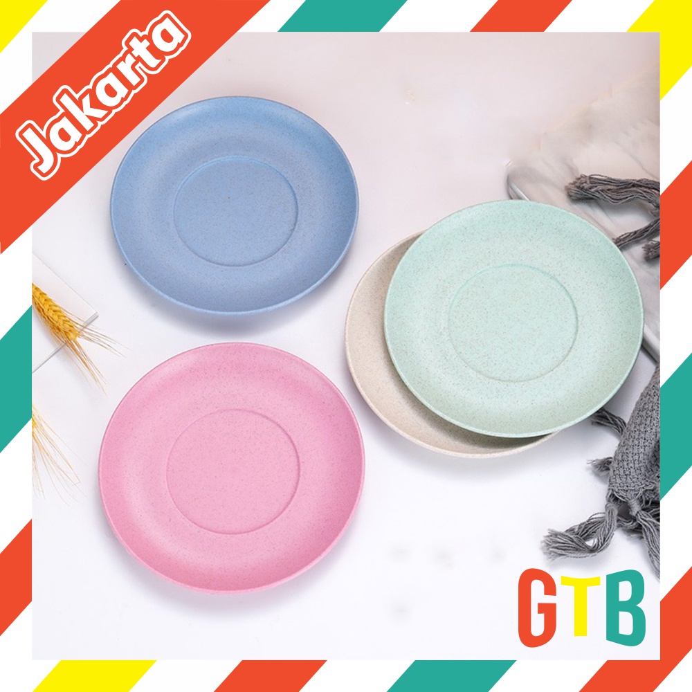 ❤️GTB❤️ Piring Makan Saji | 15cm Round Plate Piring Saji | Ramah Lingkungan | Biodegradable R655