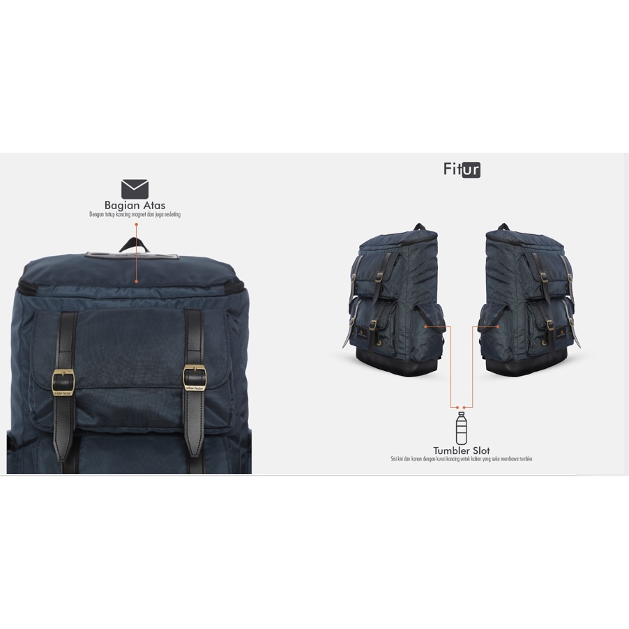 SAVAGE NAVY |ManNeedMe x URBAN| Tas Ransel Pria Wanita Tas Backpack ORIGINAL