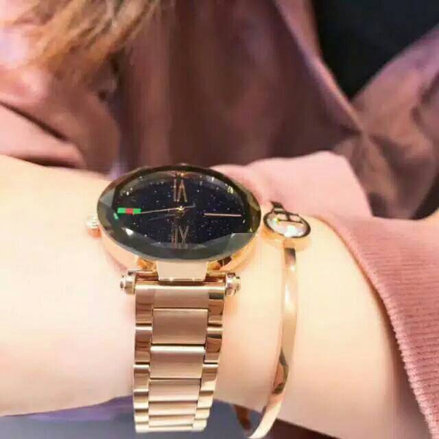 Terim cod)Jam Tangan Wanita  (G-n-c-ci) Strap Rantai (Dikirim Dari Jakarta) ko