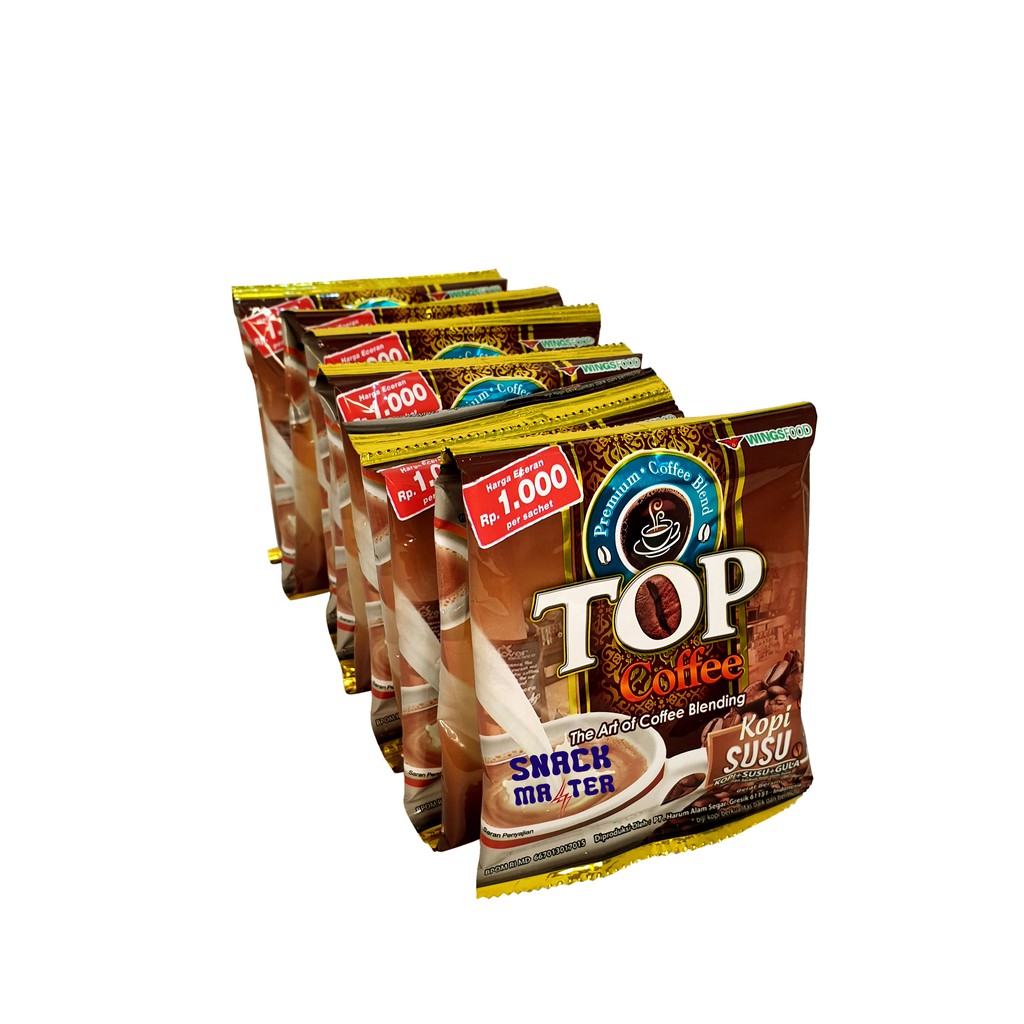 

TOP Kopi Susu Renceng - Netto 10 bks x 31 gr