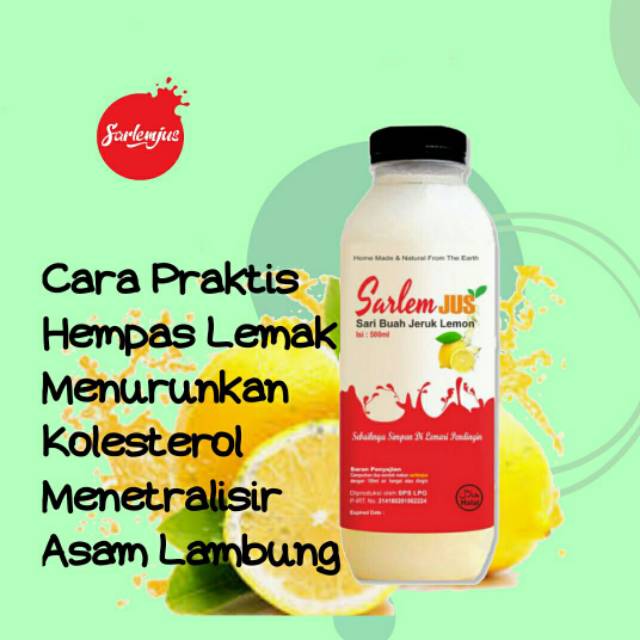 

Sari lemon murni ( sarlemjus) 100 % asli lemon