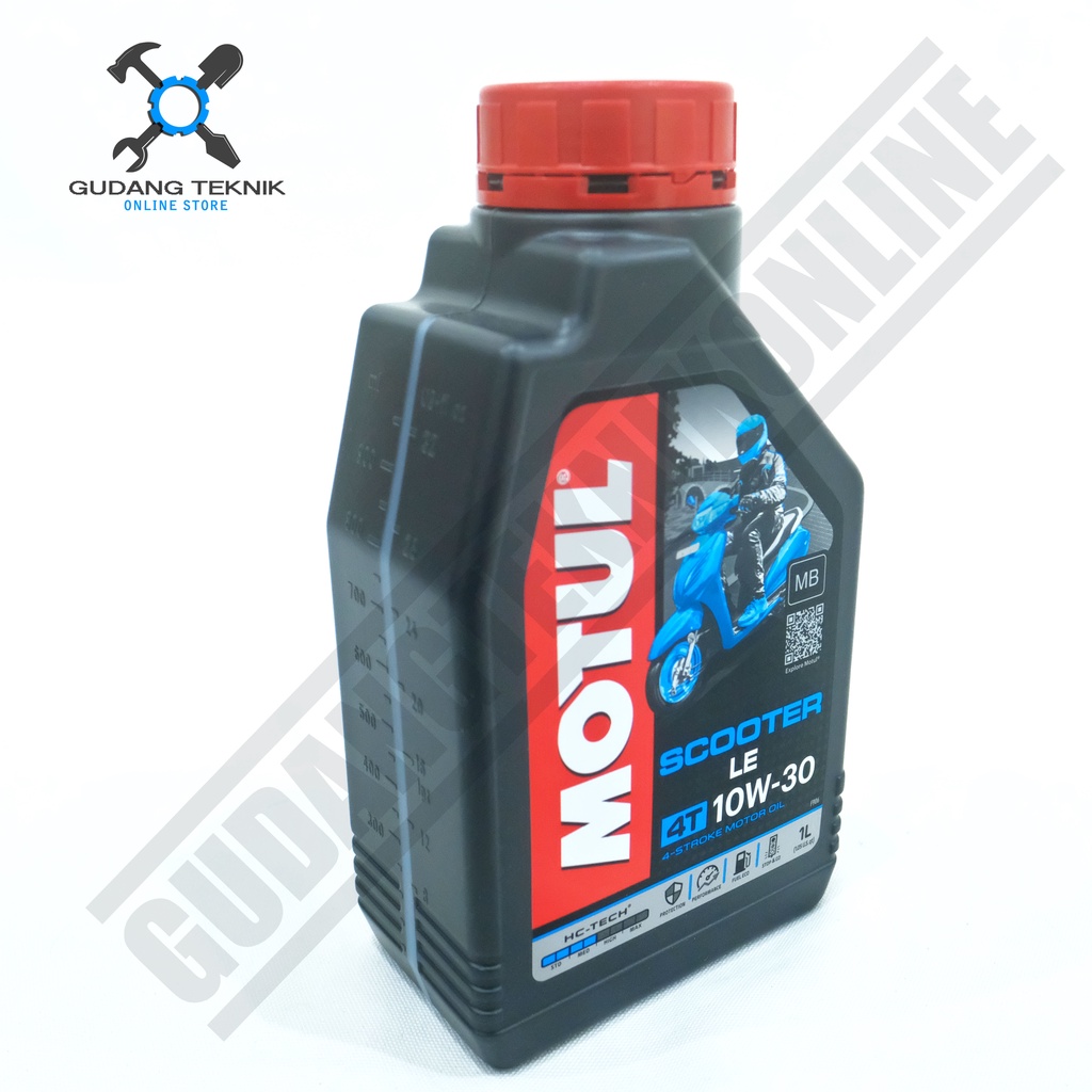 MOTUL Oli Mesin 4T  SCOOTER LE 10W30 0.8L 1L / MOTUL Oli Motor Matic Matik 10W-30 800ML 1000ML