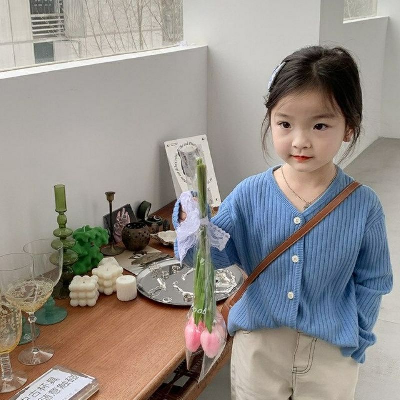 Laura Cardigan Anak Perempuan 1-3th rajut halus