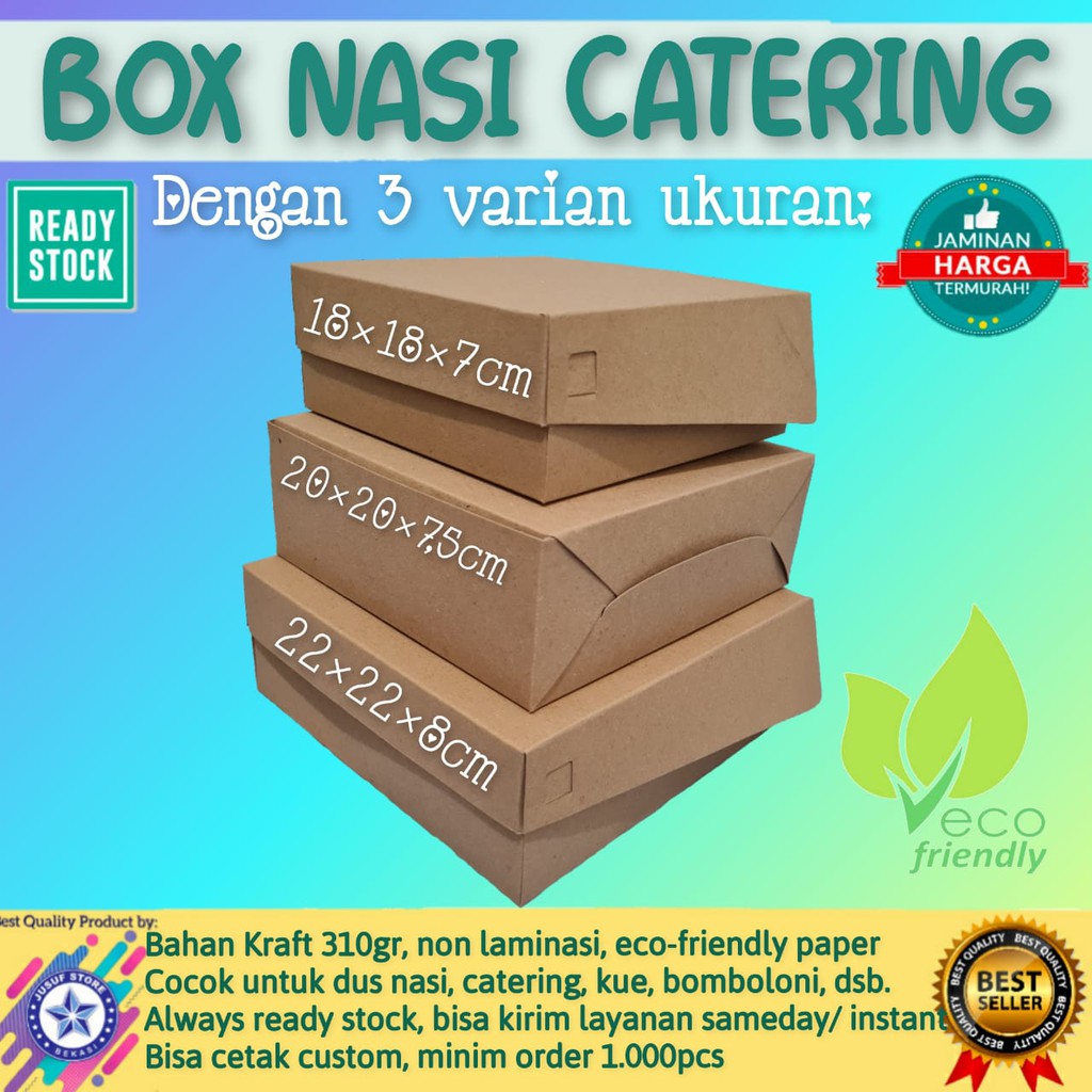 Box Catering/ Dus Nasi/ Kotak Nasi Kue