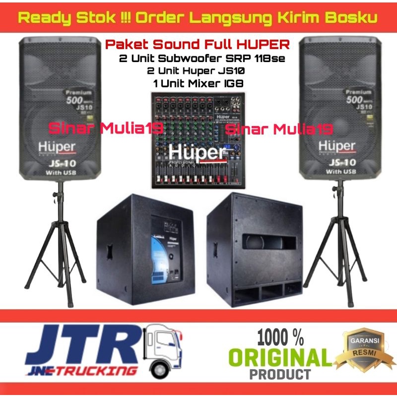 Paket Sound System Fullset HUPER Original