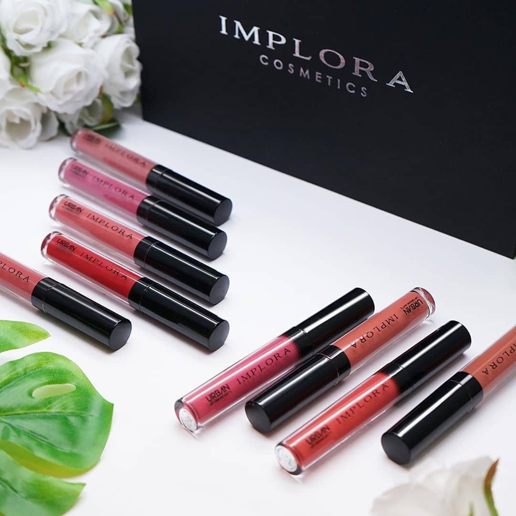 FREE BUBBLE WARP IMPLORA Urban Lip Cream Matte Original BPOM - Lipcream Surabaya