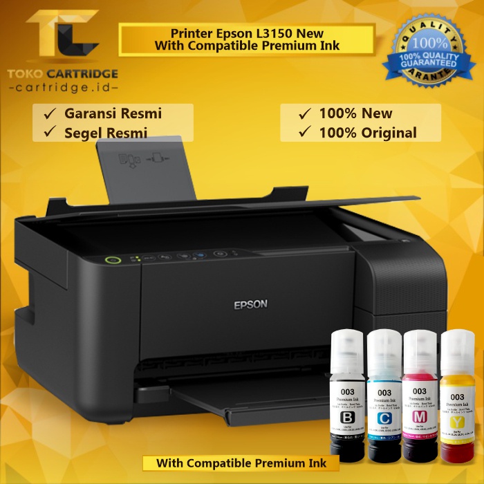 Printer Epson L3256 L 3250 EcoTank Original Multifunction Print Scan Copy Wifi Wireless Penerus L405