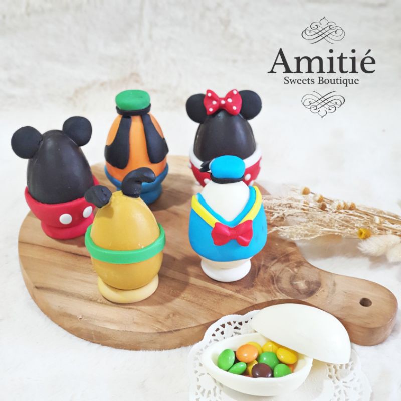 

Chocolate Egg - Disney - 1 set isi 5 / Coklat Karakter / Coklat Telor / Birthday Gift Hampers