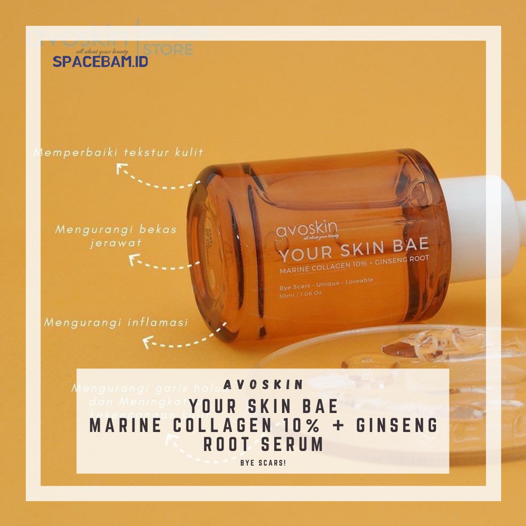 AVOSKIN Your Skin Bae Marine Collagen 10% + Ginseng Root Serum [Avoskin Marine Collagen]