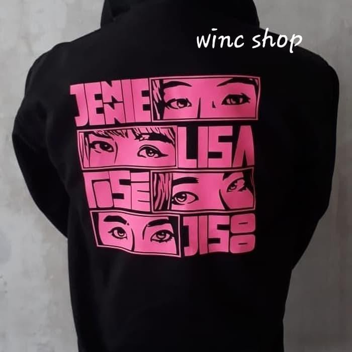 JAKET HOODIE BLACKPINK JENNIE LISA JISOO ROSE KPOP