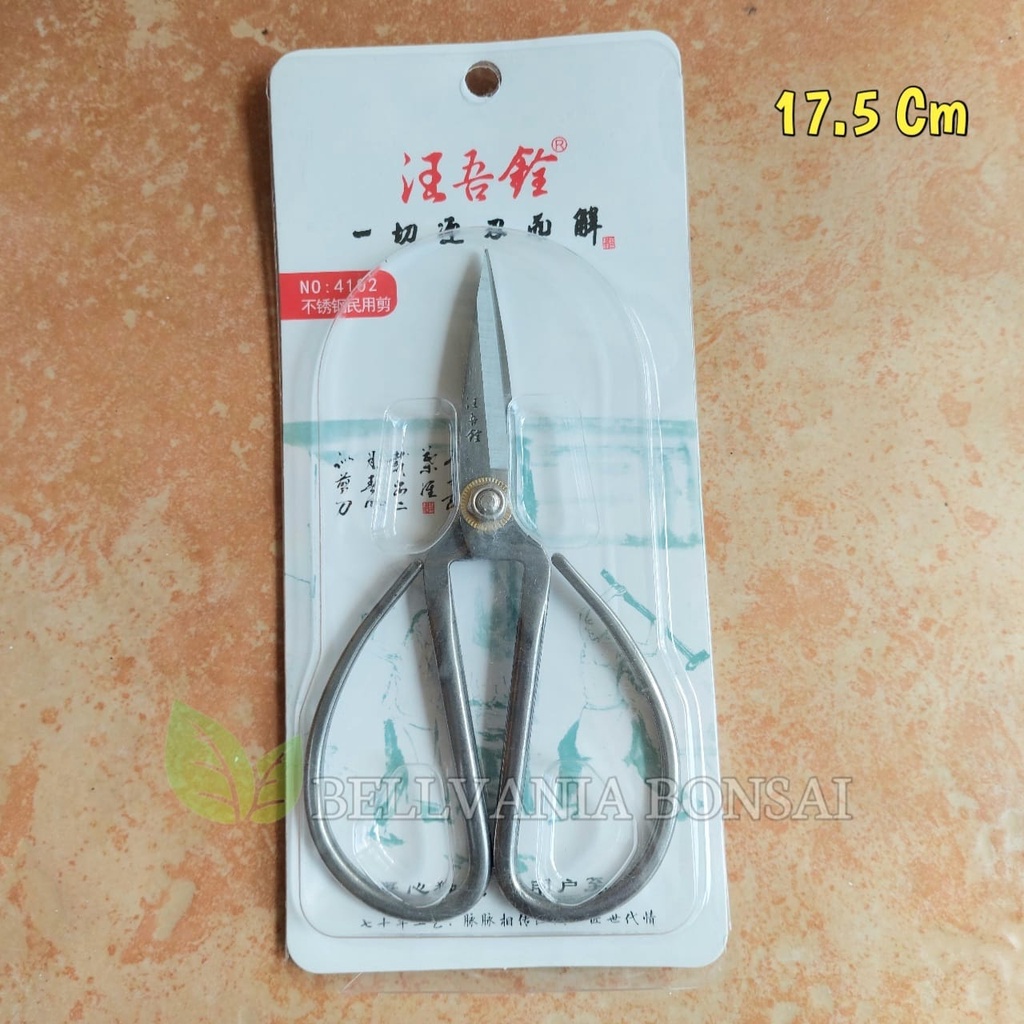 Gunting Prunning Dahan Dan Daun Stainless Steel Wu Scissor