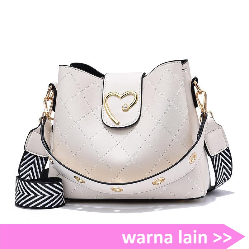Tas Selempang BUCKET dengan 2 model tali wanita import terbaru EL 5457 CR7443