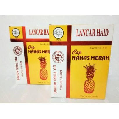 

Jamu Lancar Haid cap Nanas Merah Original SUPER