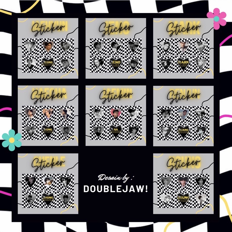 [READY STOCK] STICKER DECO JURNAL JAEHYUN MARK JENO JISUNG JAEMIN RENJUN HAECHAN CHENLE NCT DREAM 12