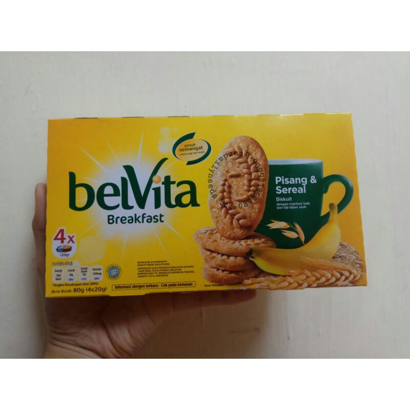 Belvita Breakfast Biskuit sereal rasa PISANG & SEREAL