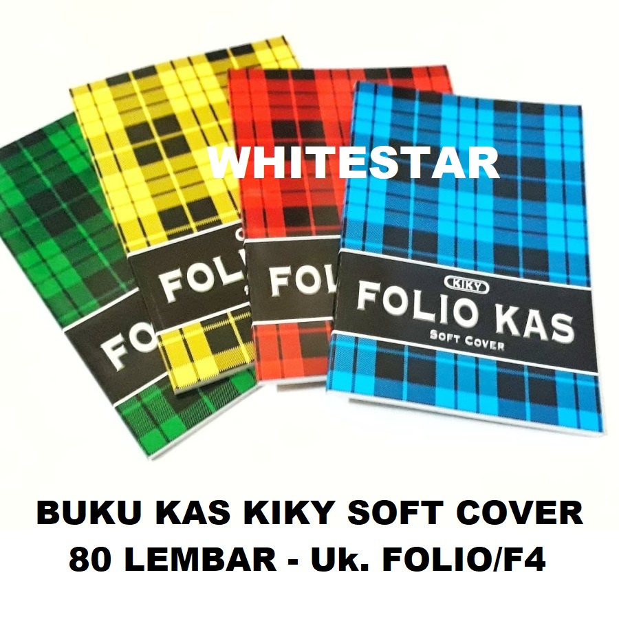 

buku tulis soft cover (sc) kas kiky 80 lembar - Uk. / ukuran folio f4