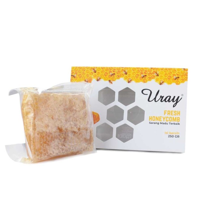 

Ge602G Madu Uray Pure Honeycomb / Sarang Madu Asli 250 Gr Ds5
