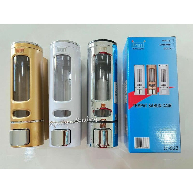 Tempat Sabun Cair Single Gold/White/Chrome/Soap Dispenser Single Gold