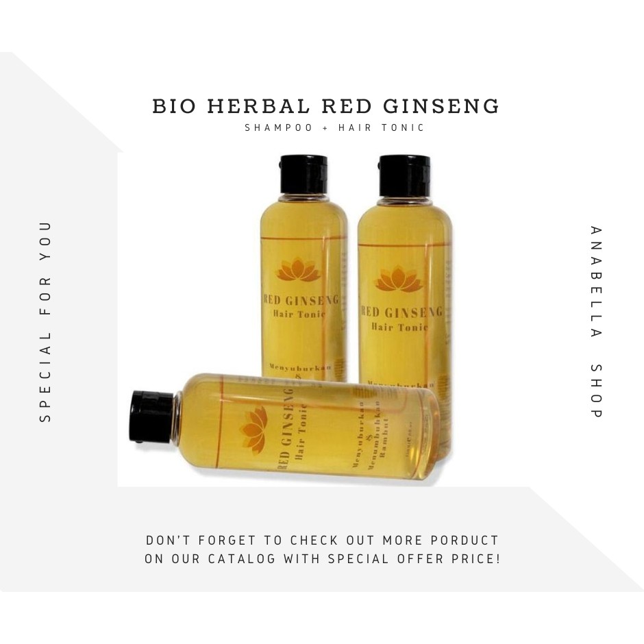 KINDSTORE❤ | Bio Herbal Hair Tonic / Shampo Red Ginseng (275 ml)