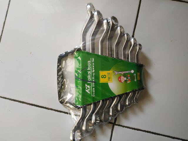 Kunci Ring Pas Kombinasi Isi 8pcs / 6pcs Uk.6-22mm Combination Wrench Set -yoyosoo